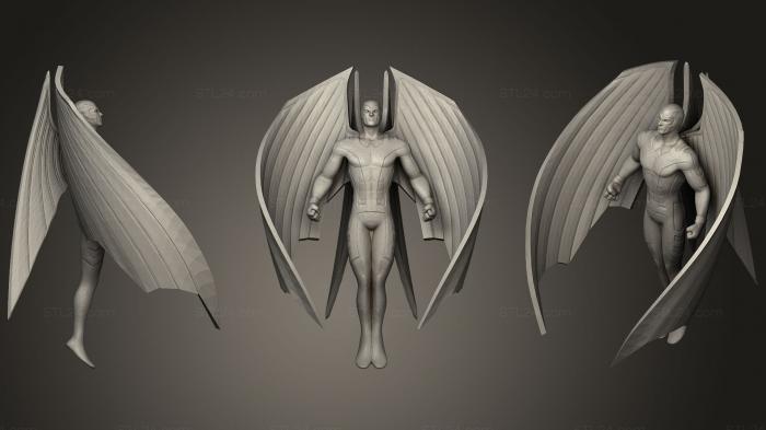 Figurines heroes, monsters and demons (Archangel, STKM_0621) 3D models for cnc
